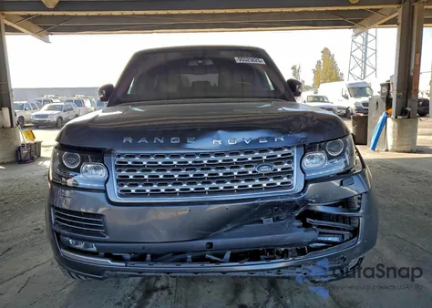 2016 Land Rover Range Rover Hse z USA, uszkodzony, nr VIN SALGS2PFXGA290064